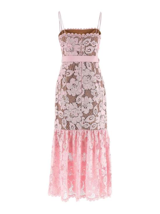 26SS 셀프 포트레이트 롱 원피스 SS26007MAPINK Nude Neutrals - SELF PORTRAIT