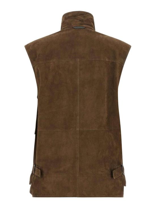 26SS 브루넬로 쿠치넬리 베스트 MPCAI7972C8921 Brown - BRUNELLO CUCINELLI