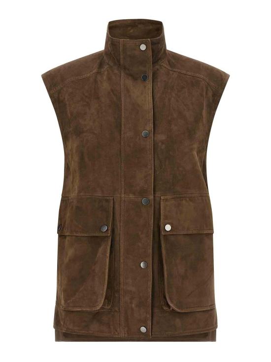 26SS 브루넬로 쿠치넬리 베스트 MPCAI7972C8921 Brown