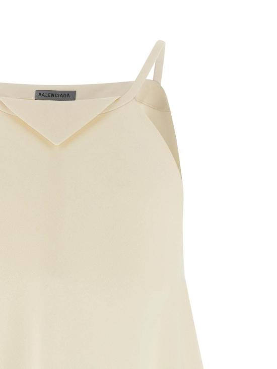 26SS 발렌시아가 민소매 티셔츠 872352TUT149002 White - BALENCIAGA