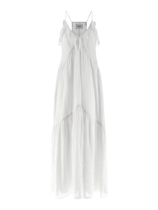 26SS 이자벨마랑에뚜왈 롱 원피스 RO1003FBB3J04E20WH White