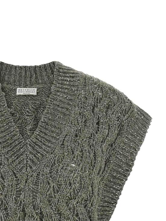 26SS 브루넬로 쿠치넬리 베스트 MEA371112C9125 Green - BRUNELLO CUCINELLI