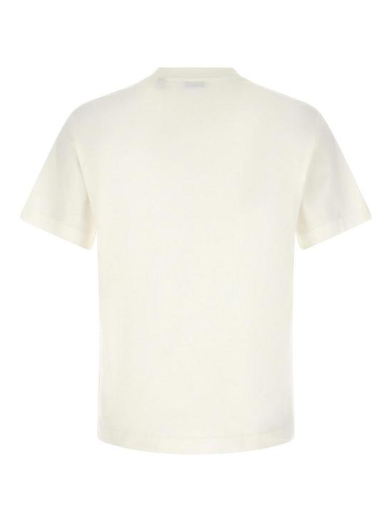 26SS 버버리 체크 나이트 스탬프 코튼 티셔츠 8123437 White - BURBERRY