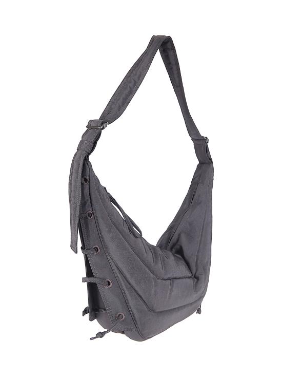 26SS 르메르 워터 리펠런트 나일론 캔버스 미디움 소프트 게임 백 BG0074LF1330 BR490 DARK CHOCOLATE - LEMAIRE