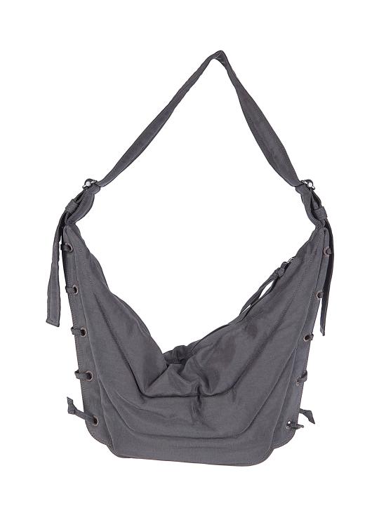 26SS 르메르 워터 리펠런트 나일론 캔버스 미디움 소프트 게임 백 BG0074LF1330 BR490 DARK CHOCOLATE - LEMAIRE