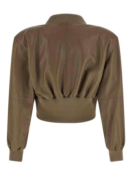 26SS 끌로에 봄버 자켓 CH26SCV8220023T Brown - CHLOE