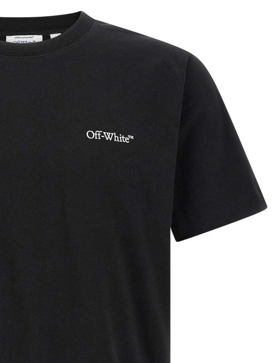 26SS 오프화이트 반팔 티셔츠 OMAA027S26JER0010001 Black - OFF WHITE