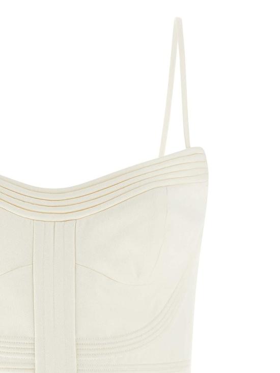 26SS 짐머만 숏 원피스 7251DC261IVO White - ZIMMERMANN