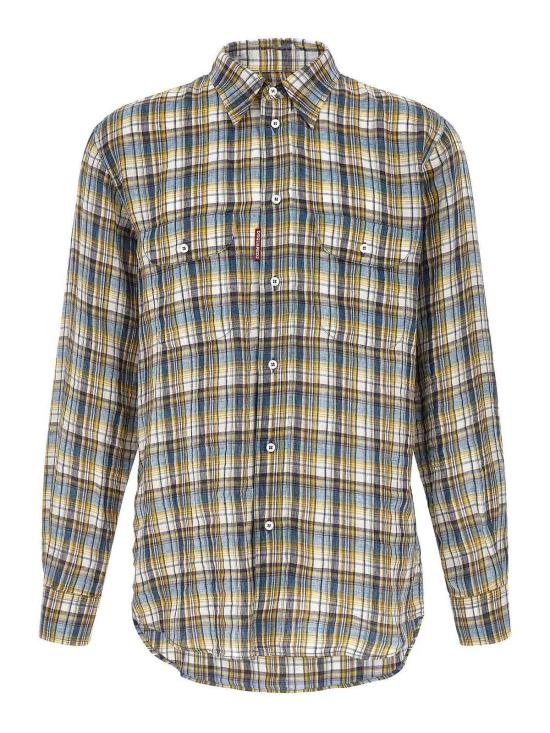 26SS 디스퀘어드2 긴팔 셔츠 S74DM1006D35423001F Multicolour