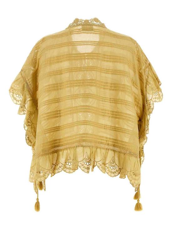 26SS 이자벨마랑에뚜왈 페이튼 탑 HT0768FAD1J05E10LC Yellow - ISABEL MARANT ETOILE