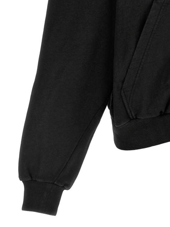 26SS 발렌시아가 후드 티셔츠 858145TTVV11000 Black - BALENCIAGA