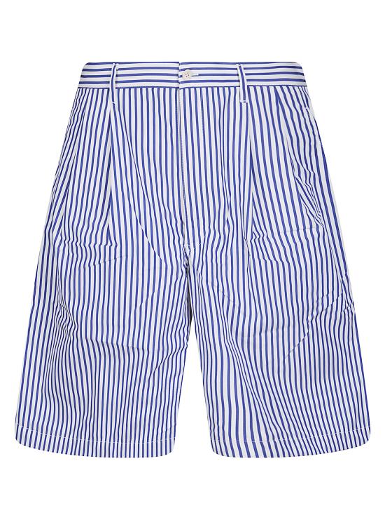 26SS 꼼데가르송 숏팬츠 FQP506S26 2 WHITE STRIPE