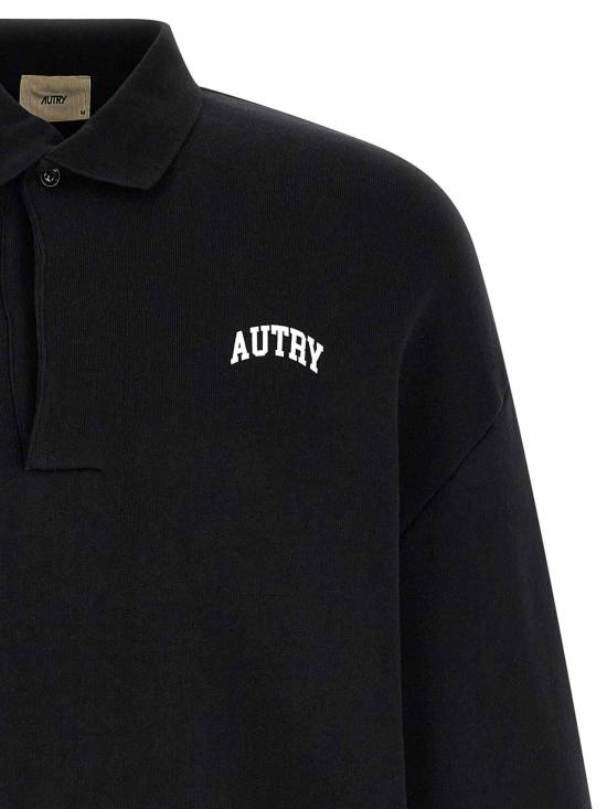 26SS 오트리 폴로 티셔츠 SWPX034K Black - AUTRY