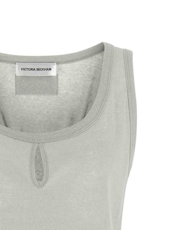 26SS 빅토리아 베컴 민소매 티셔츠 1226JTP007237AMAGNESIUM Grey - VICTORIA BECKHAM
