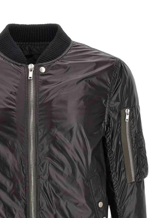 26SS 릭 오웬스 봄버 자켓 RU01F2778NPS09 Black - RICK OWENS