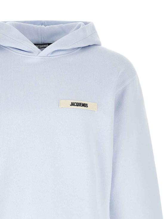 26SS 자크뮈스 후드 티셔츠 25EHOM00247AJ00126321 Light Blue - JACQUEMUS