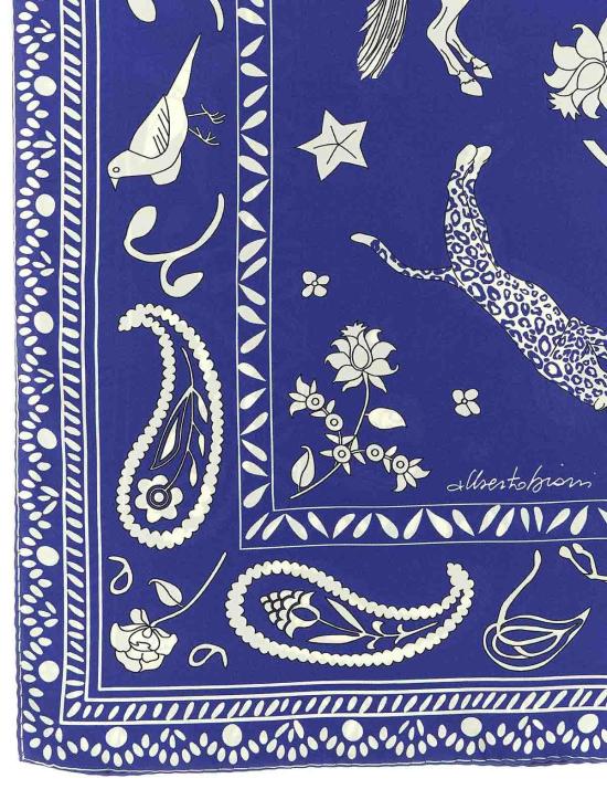 26SS 알베르토비아니 머플러/스카프 FD002SE320083 Blue - ALBERTO BIANI