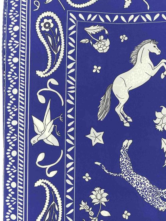 26SS 알베르토비아니 머플러/스카프 FD002SE320083 Blue - ALBERTO BIANI