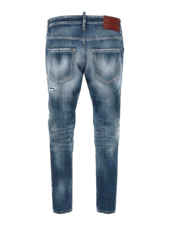 26SS 디스퀘어드2 스트레이트 팬츠 S71LB1754D30010470 Blue - DSQUARED2