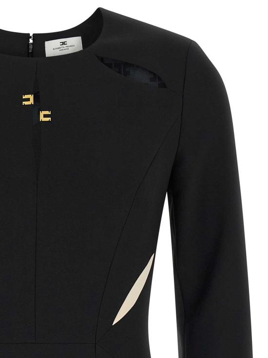 26SS 엘리자베타프랜치 숏 원피스 AB86861E2685 White - ELISABETTA FRANCHI