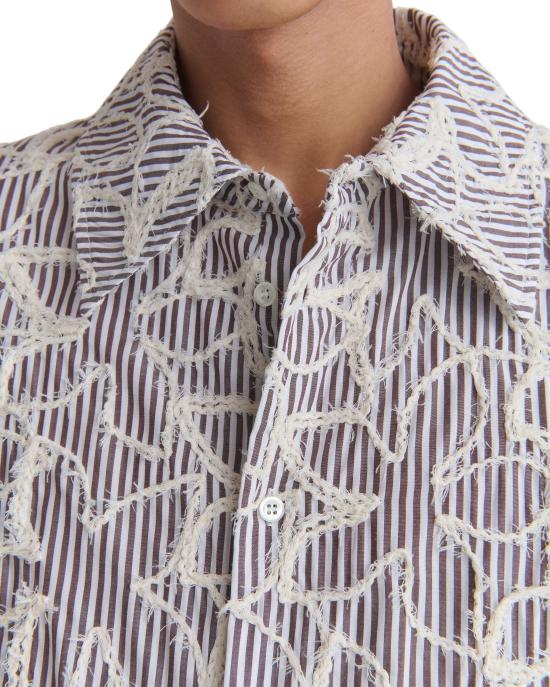 26SS 세퍼 반팔 셔츠 DAYOT SHIRT BY THE POOL STRIPE - SEFR