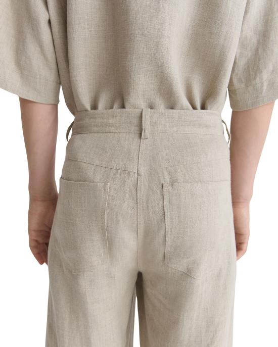 26SS 세퍼 스트레이트 팬츠 ARNO TROUSER BEIGE CONCRETE LINEN - SEFR