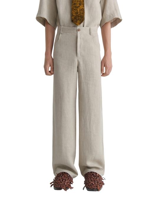 26SS 세퍼 스트레이트 팬츠 ARNO TROUSER BEIGE CONCRETE LINEN - SEFR