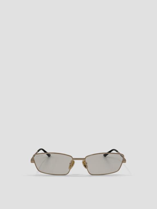26SS 구찌 안경 865690I3330 8090 GOLD TRANSPARENT