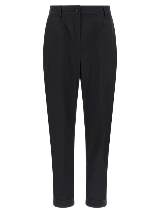 26SS 키톤 스트레이트 팬츠 D50105H0966703000 Black