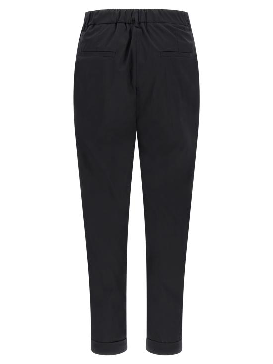 26SS 키톤 스트레이트 팬츠 D50105H0966703000 Black - KITON