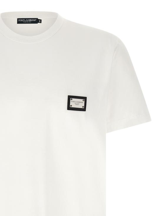 26SS 돌체앤가바나 반팔 티셔츠 G8PT1TG7P1BW0800 White - DOLCE & GABBANA