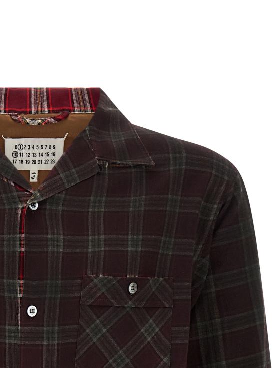 26SS 마르지엘라 긴팔 셔츠 S50DT0069M35692001F Red - MAISON MARGIELA