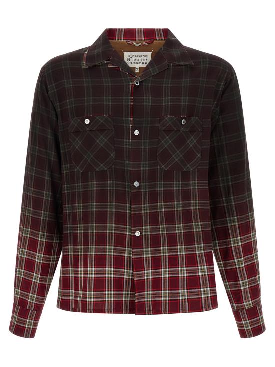 26SS 마르지엘라 긴팔 셔츠 S50DT0069M35692001F Red