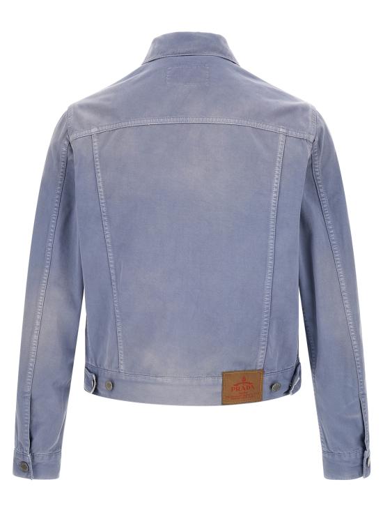 26SS 프라다 데님 자켓 GEB227SCMO18PFF0E1Y Light Blue - PRADA
