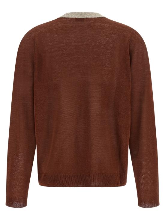 26SS 브루넬로 쿠치넬리 스웨터 M1T272410C2868 Bordeaux - BRUNELLO CUCINELLI