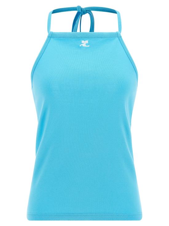 26SS 쿠레쥬 민소매 티셔츠 226JDE169JS02037027 Light Blue