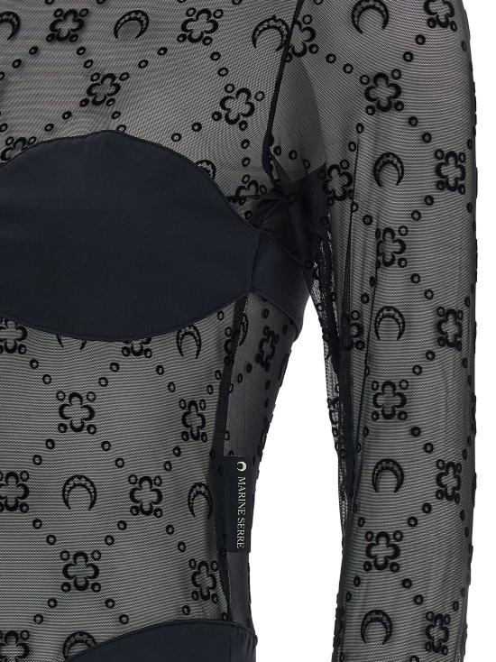 26SS 마린세르 바디수트 티셔츠 WTO474ACJER0005BK99 Black - MARINE SERRE