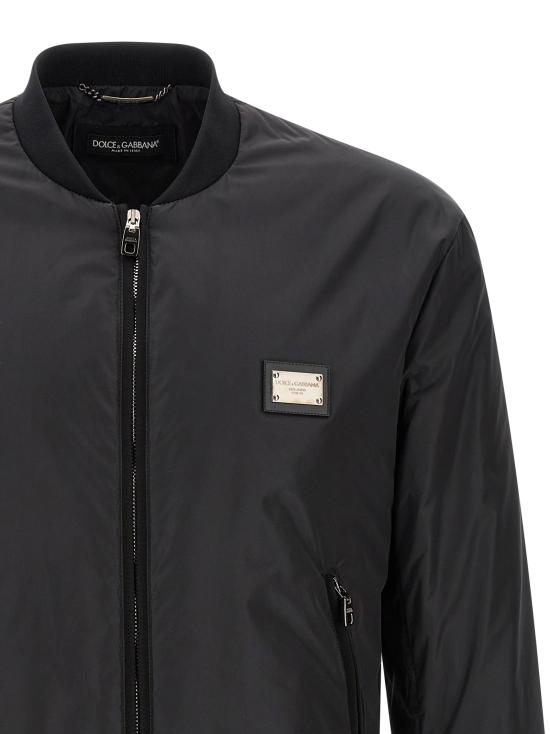 26SS 돌체앤가바나 봄버 자켓 G9ABPTG7P1EN0000 Black - DOLCE & GABBANA