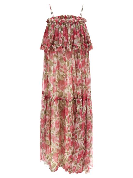 26SS 끌로에 롱 원피스 CH26UR12427891Y Pink - CHLOE