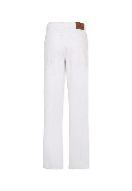 26SS [키즈] 트루사르디 스트레이트 팬츠 TBP26017PA WHITE OPTICAL - TRUSSARDI