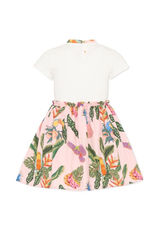 26SS [키즈] 로베르토 카발리 원피스 CGP26032VE WHITE - ROBERTO CAVALLI