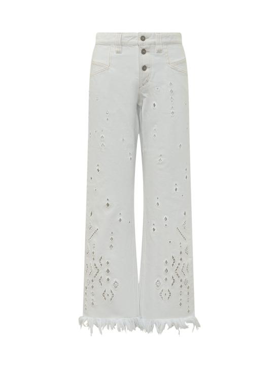 26SS 이자벨마랑 스트레이트 팬츠 26EPA0698FAD2H01I 20WH WHITE