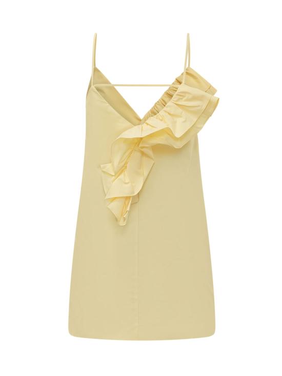 26SS 엠에스지엠 미디 원피스 4042MDA25267112 06 YELLOW - MSGM