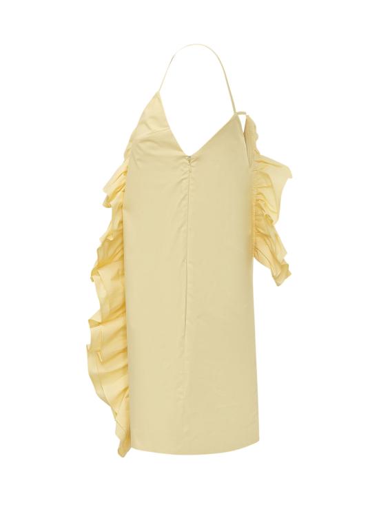 26SS 엠에스지엠 미디 원피스 4042MDA25267112 06 YELLOW - MSGM