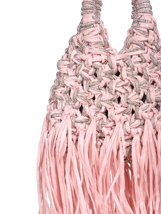 26SS 히보우라마 숄더백 VANNIFIQUE RAFIA LIGHTROSE Pink - HIBOURAMA