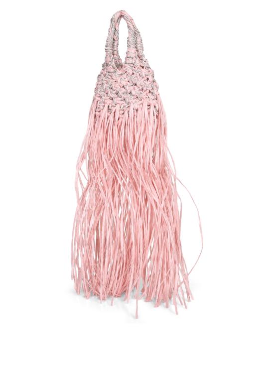 26SS 히보우라마 숄더백 VANNIFIQUE RAFIA LIGHTROSE Pink - HIBOURAMA