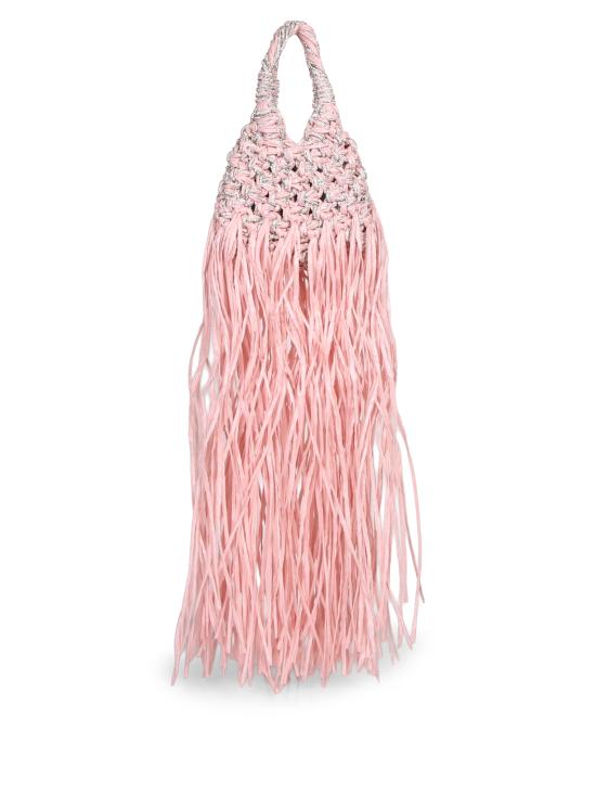 26SS 히보우라마 숄더백 VANNIFIQUE RAFIA LIGHTROSE Pink