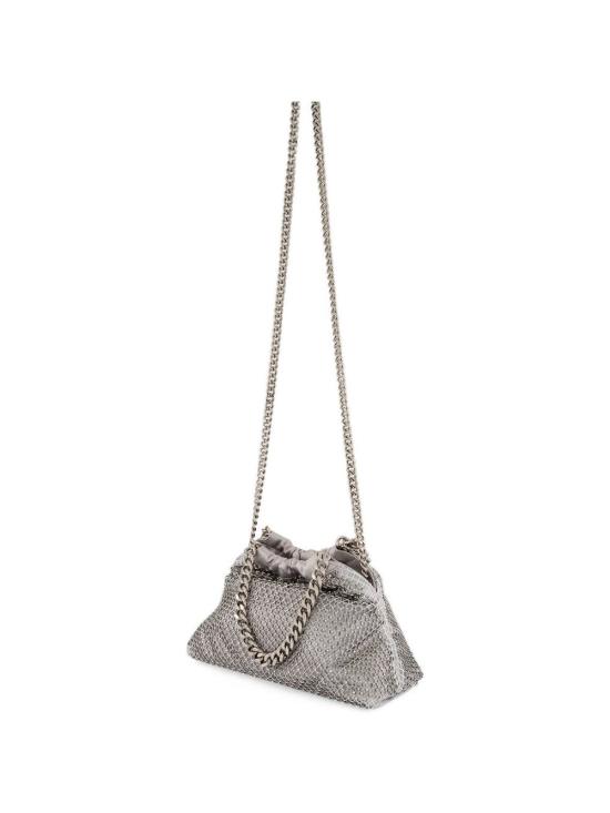 26SS 스텔라 맥카트니 팔라벨라 드로스트링 숄더백 7B0144 WP07018101 Argento - STELLA MCCARTNEY