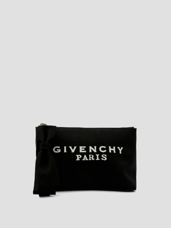 26SS 지방시 캔버스 파우치 BB60PQB2DS 001 BLACK