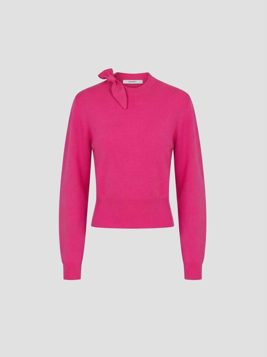 26SS 지방시 후드 티셔츠 BW90VY4ZT2 675 FUCHSIA